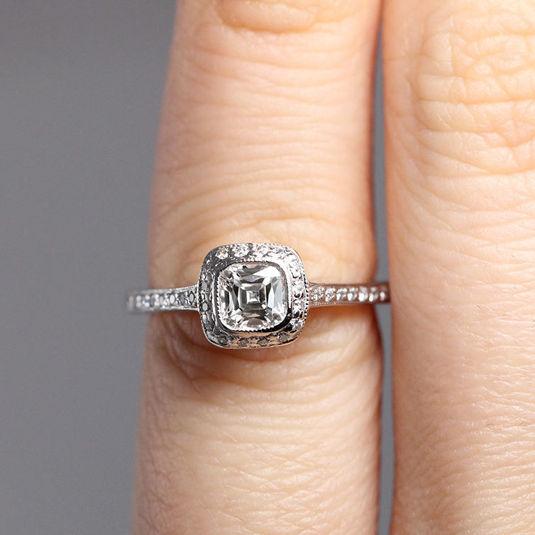 Tiffany & Co. - Legacy 5 Carat Cushion Cut Diamond E/VS2 Engagement Ri –  Robinson's Jewelers